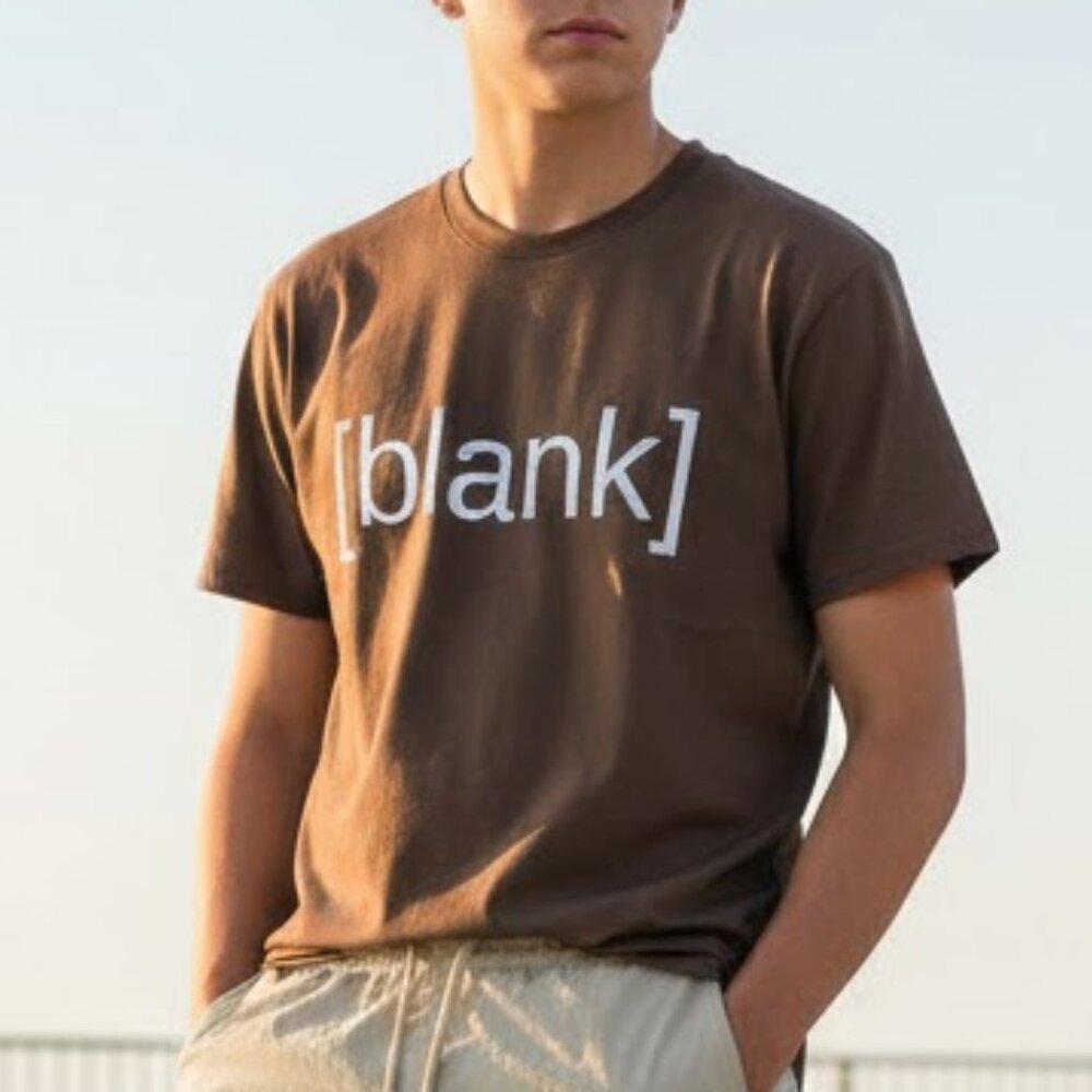 NWOT Urban Streetwear Men’s Teen Unisex Cotton Short Sleeve Brown Tee size M